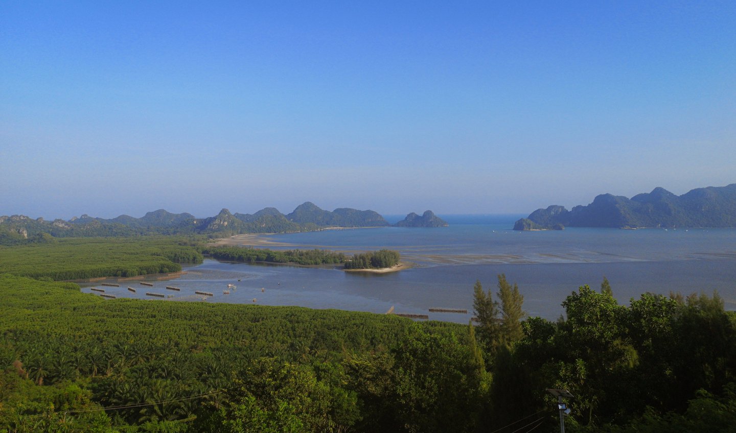 vue depuis le Wat Kaew Prasert, Pathio Chumphon
