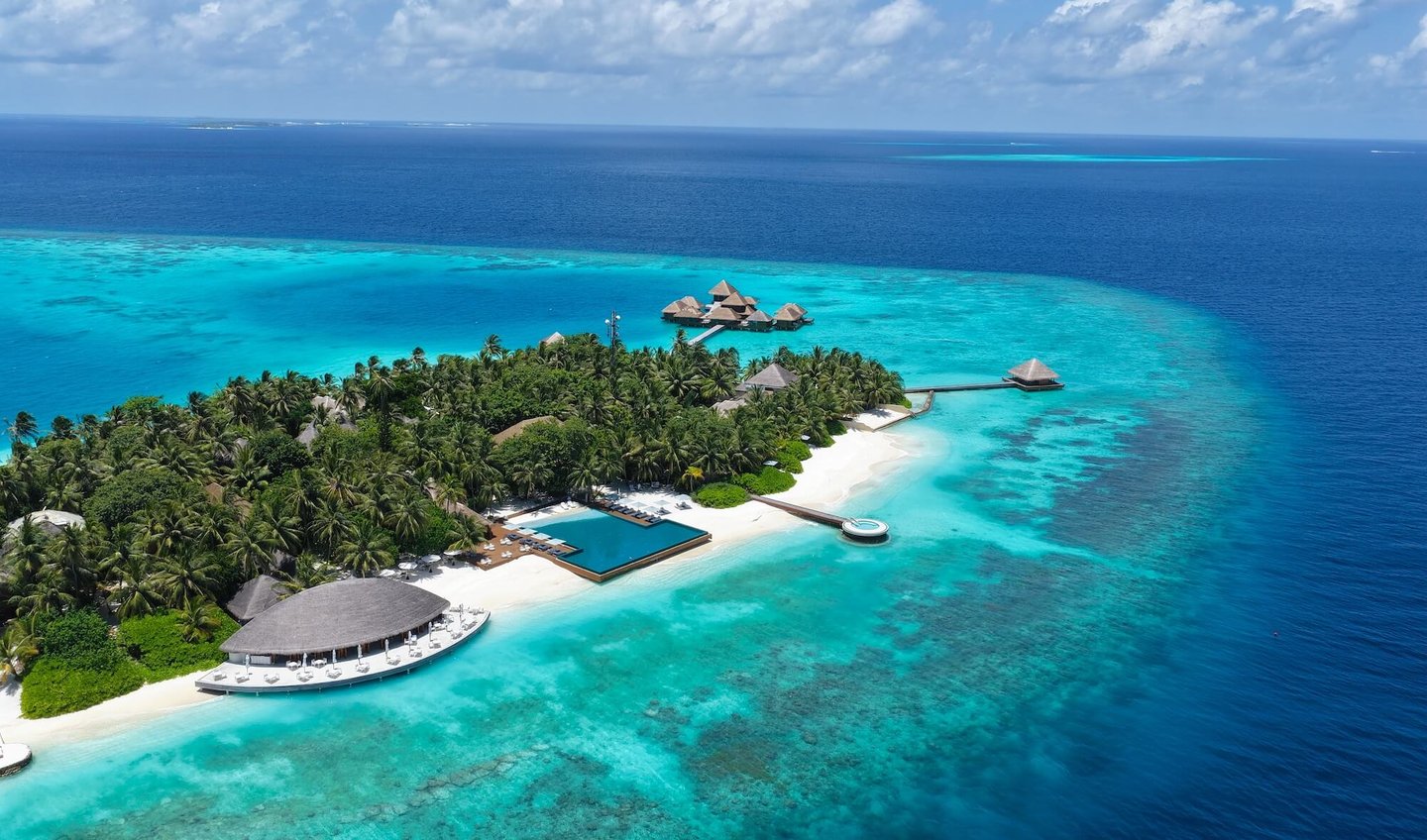 Huvefen Fushi Maldives island view