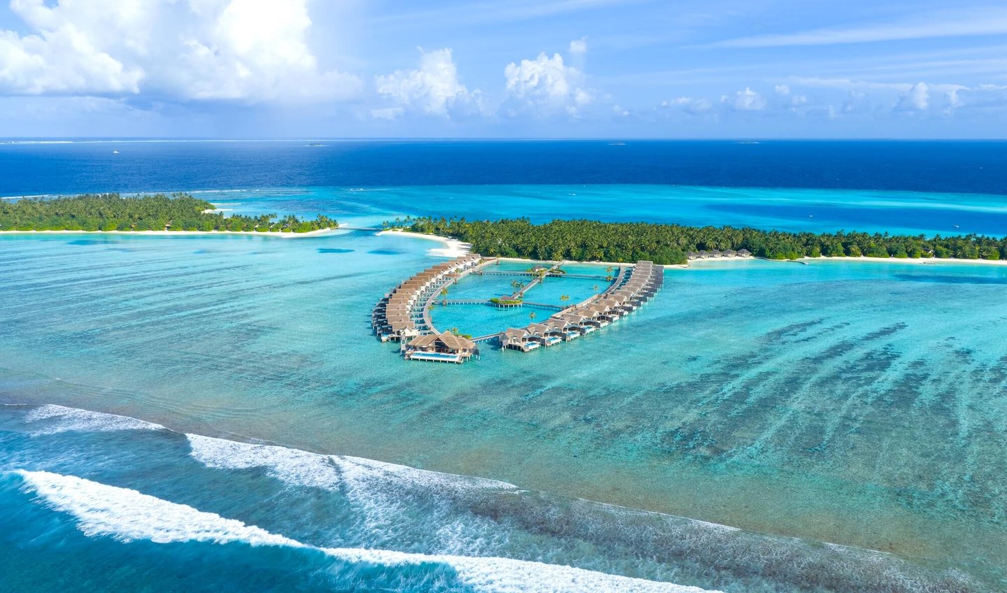 Niyama Maldives island view surf waves
