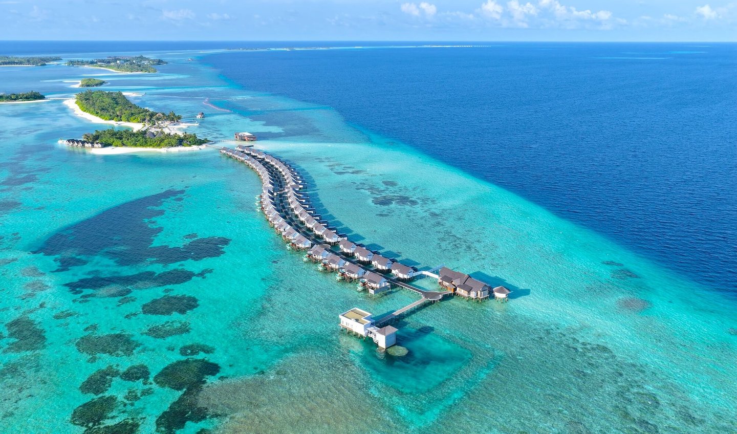 Ozen Life Maadhoo Maldives arial view