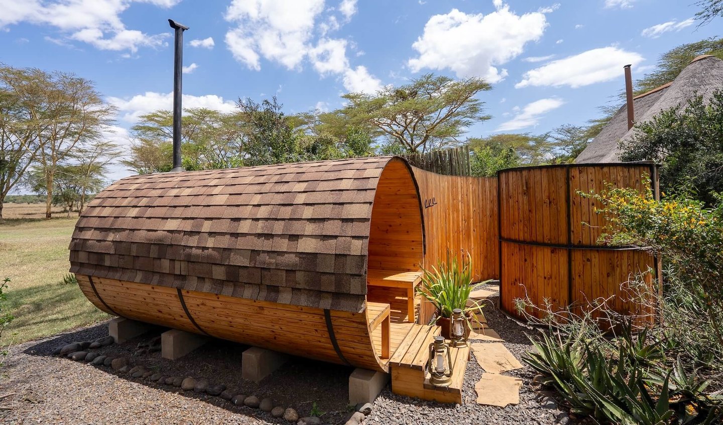 Solio Lodge Kenya sauna