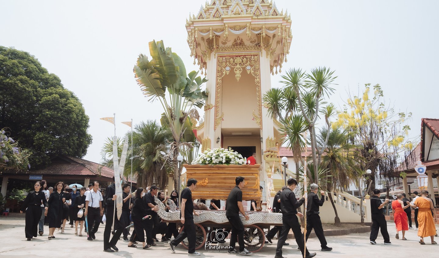 พิธีฌาปนกิจแบบล้านนา จังหวัดน่าน