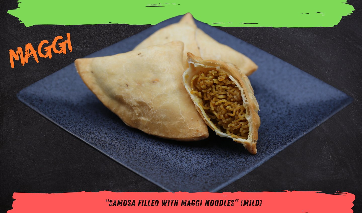 Maggi Samosa – A fun take with delicious Maggi noodles inside a crispy samosa.