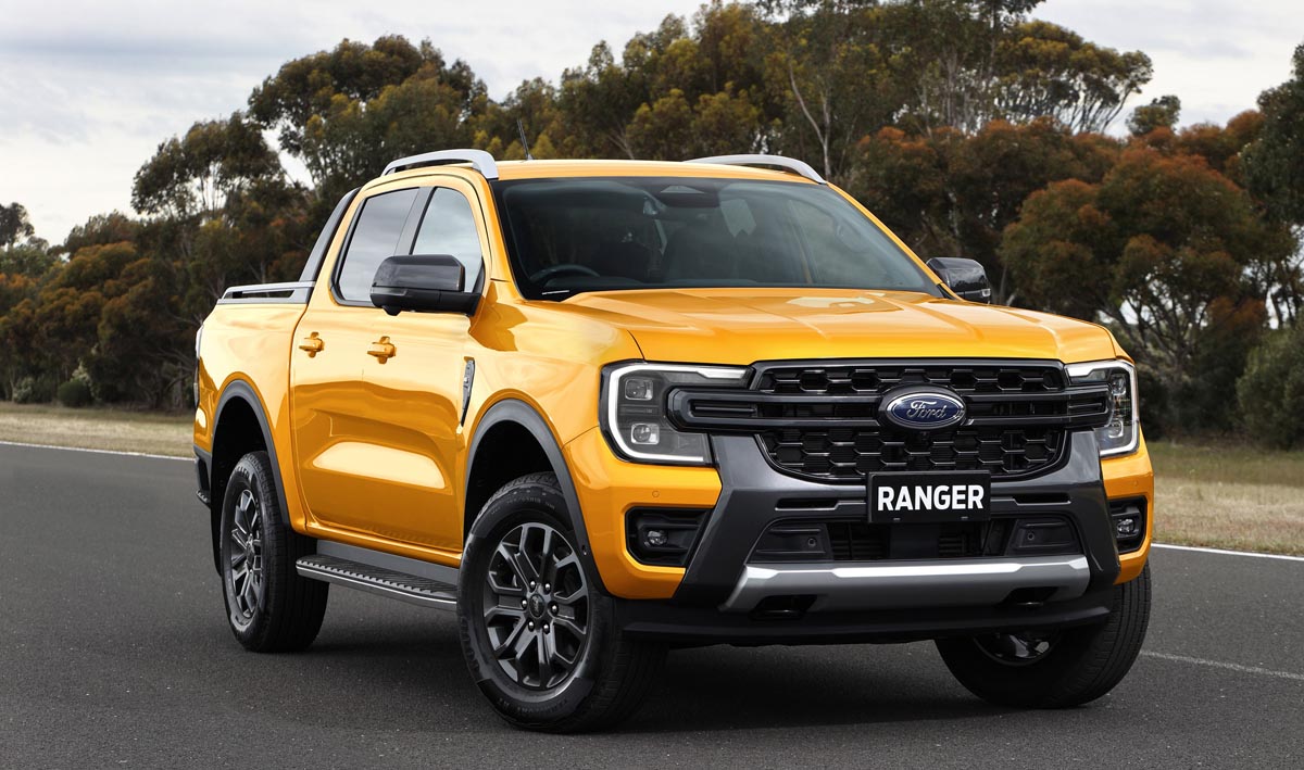 Ford Ranger amarela