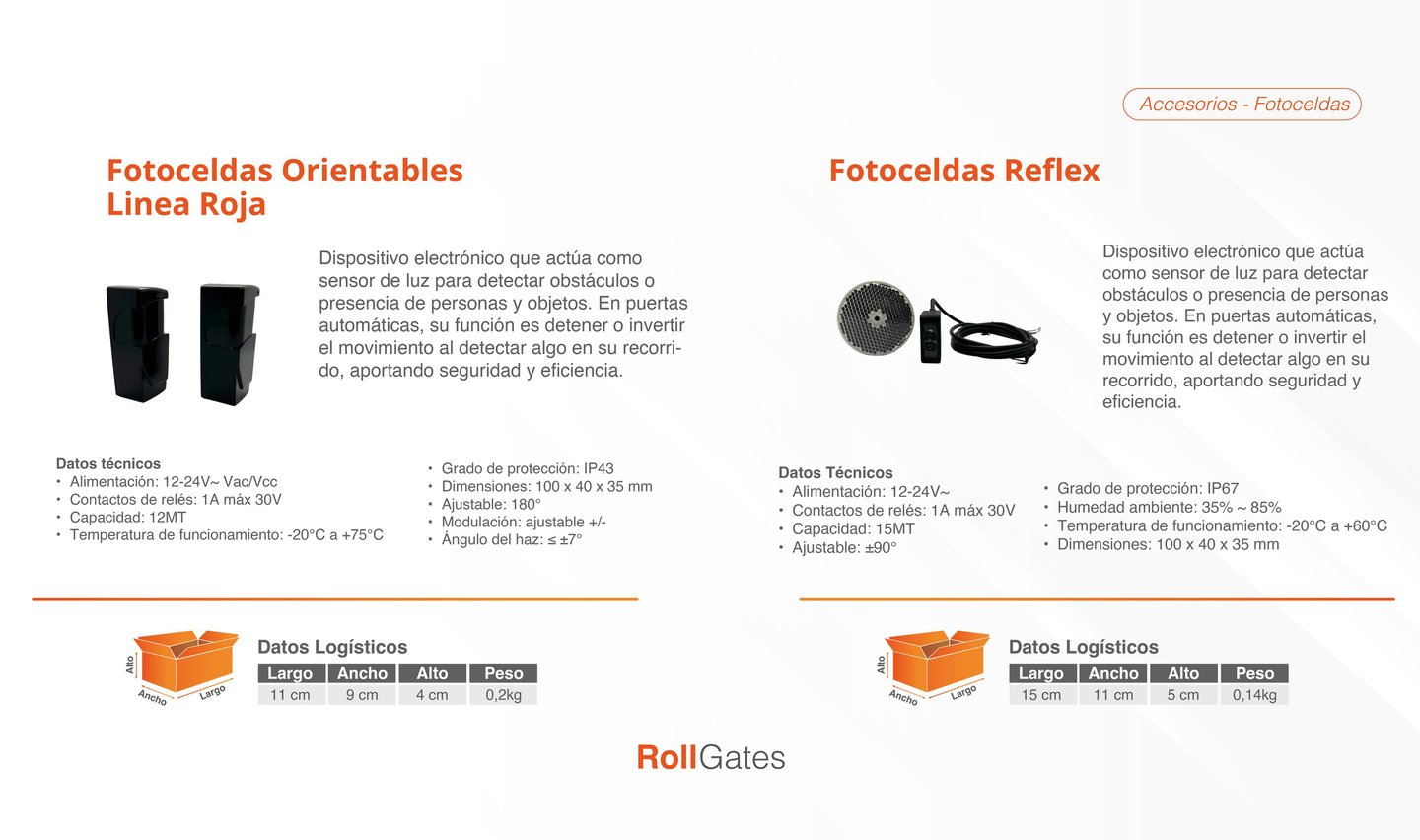 Fotoceldas para Motores