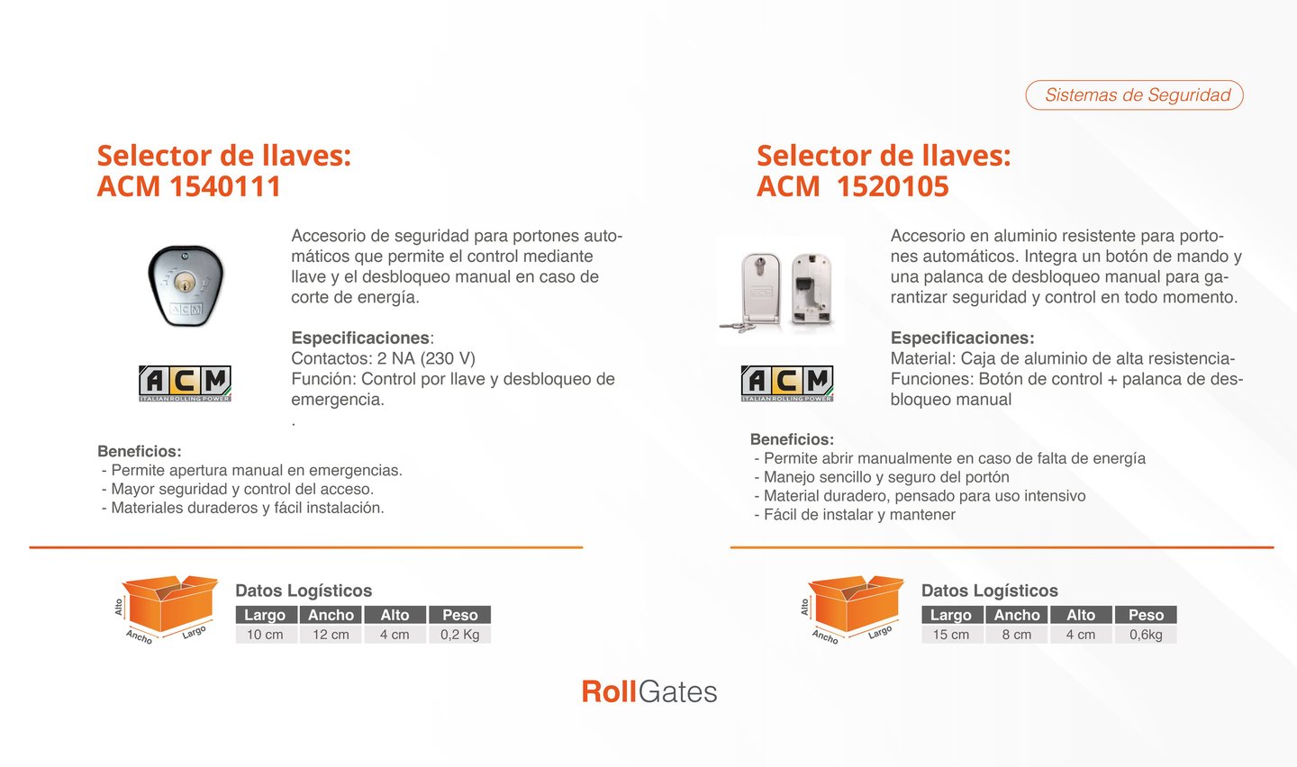 Selector de Llaves para motores