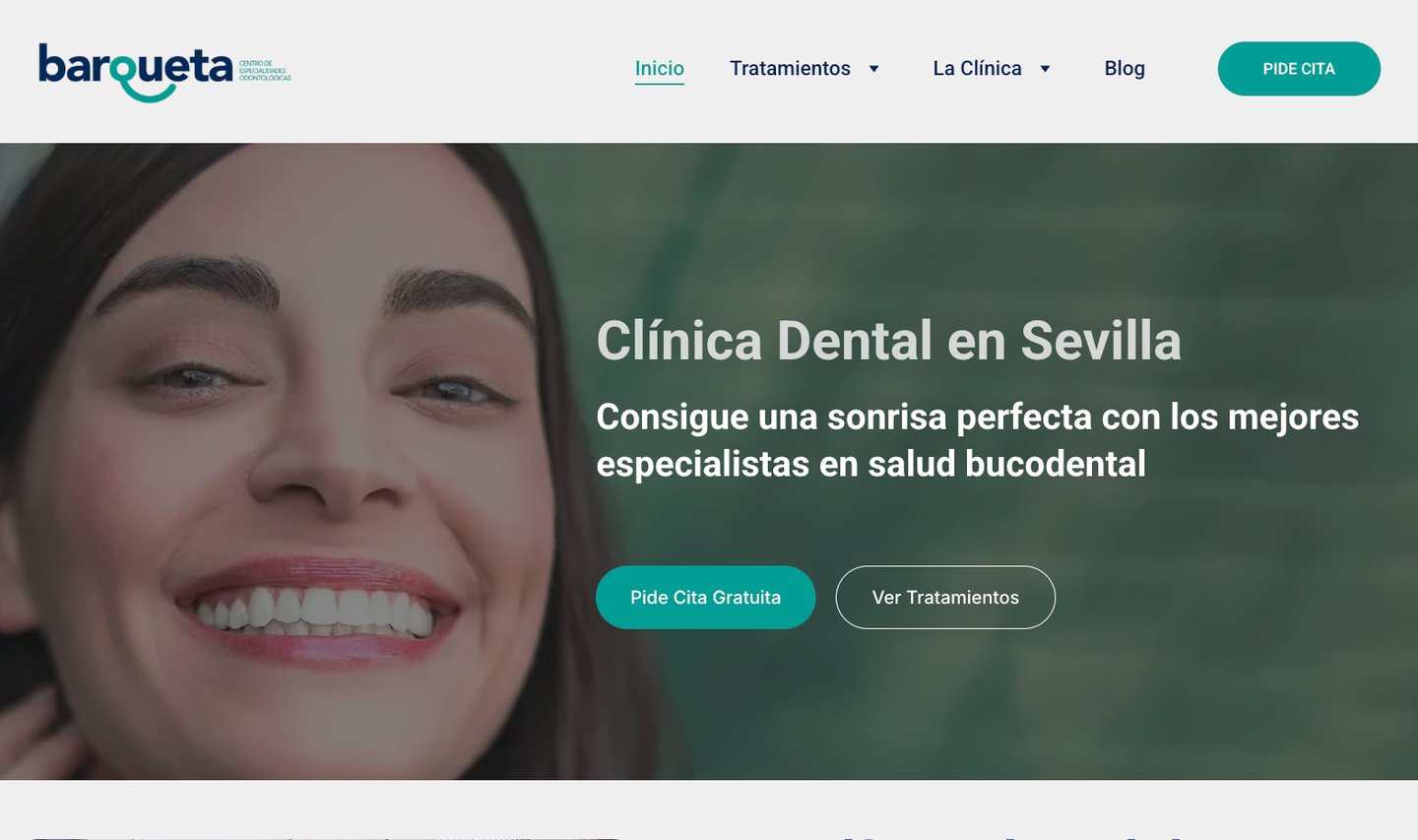 Diseño web y SEO para una Clinica Dental en el centro de Sevilla