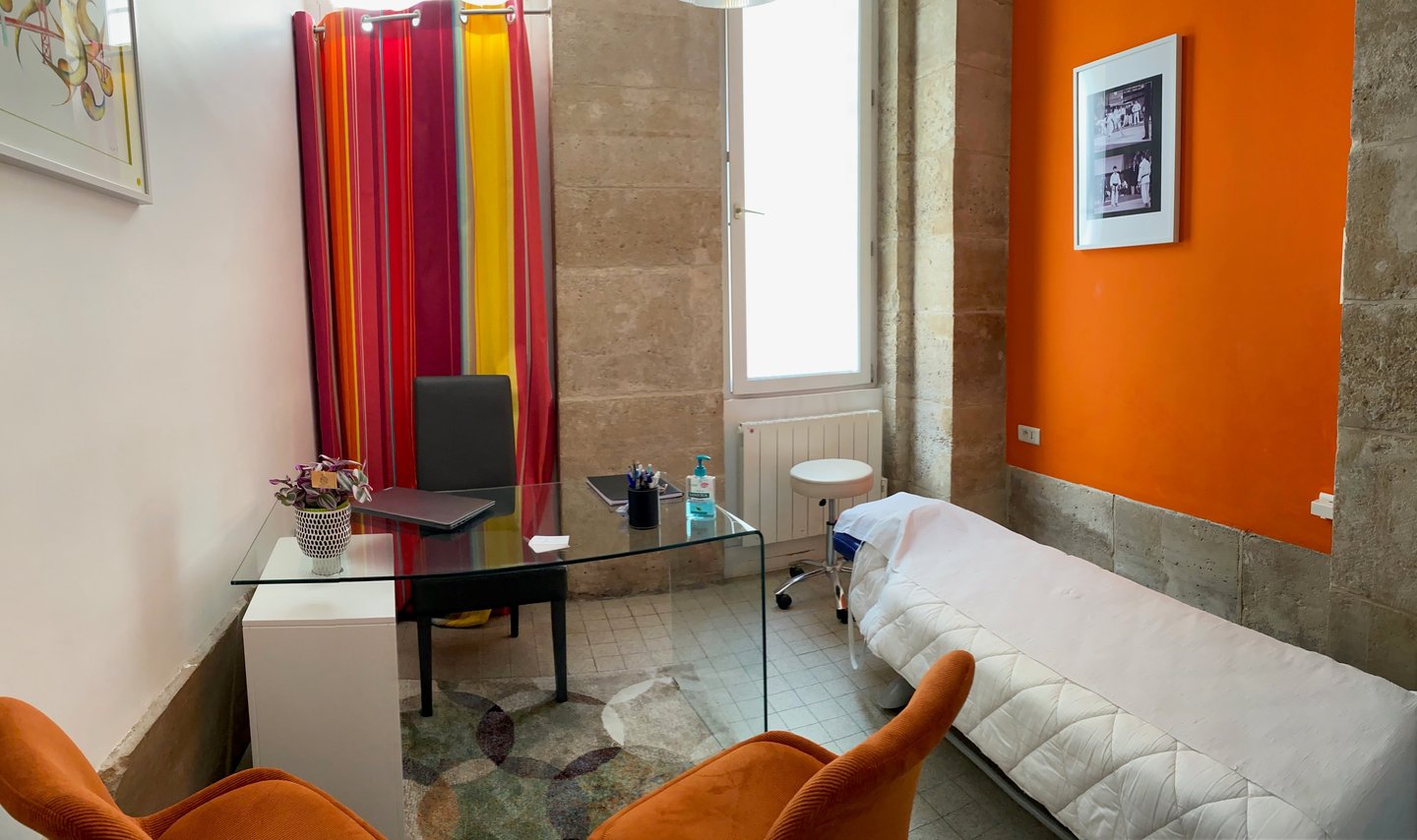 Salle de consultation ostéopathie Réaumur Sébastopol