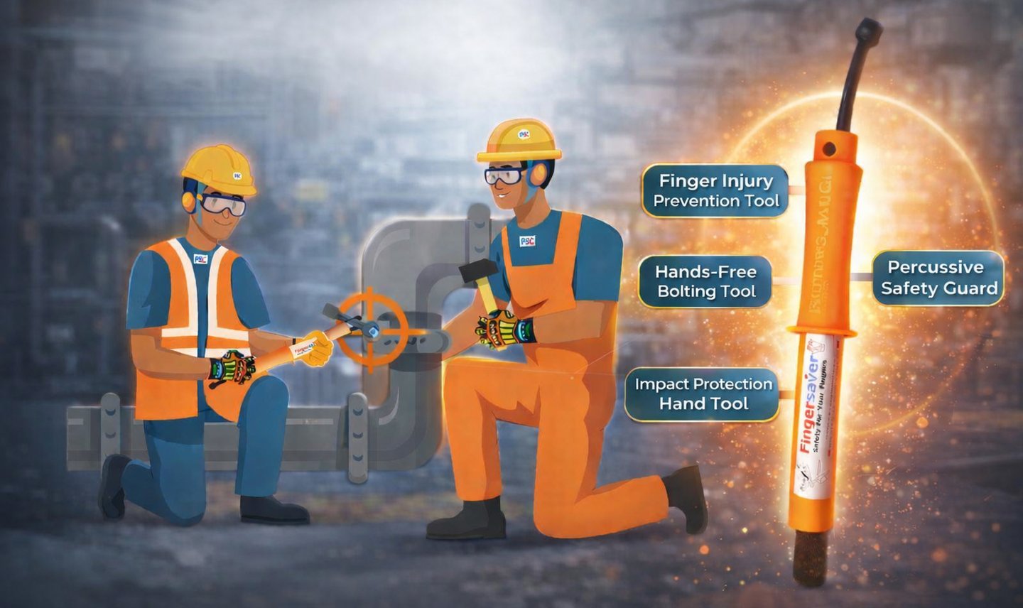 PSC Finger Saver Safe Hammering Tool