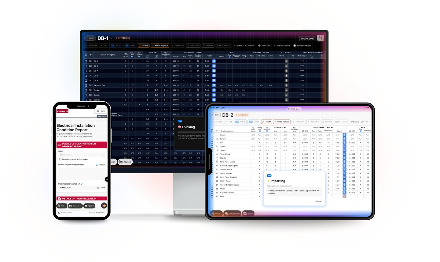Tradecert working on Ipad, Iphone and macbook