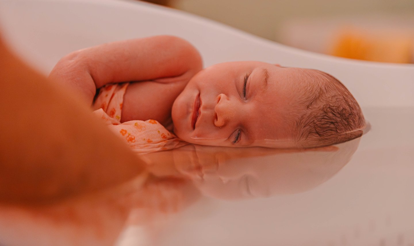 bain bébé enveloppé loire