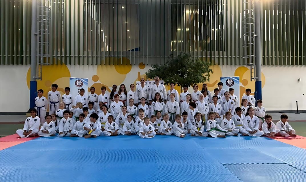 ITF Hwa Rang Taekwon-Do Club Dubai students and instructors on Exam Day