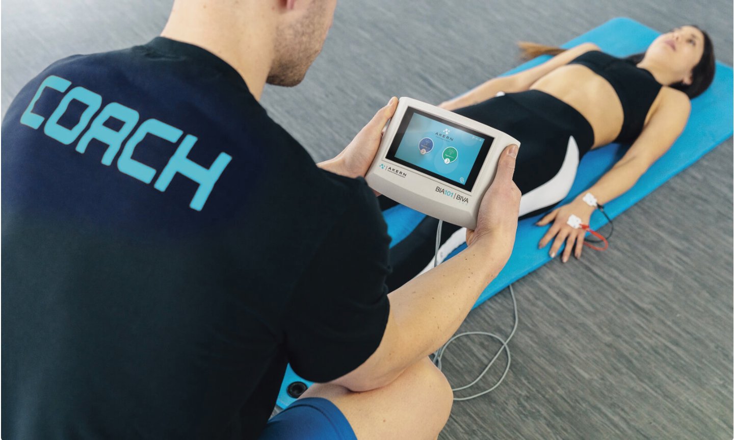 persona che effettua la bioimpedenziometria