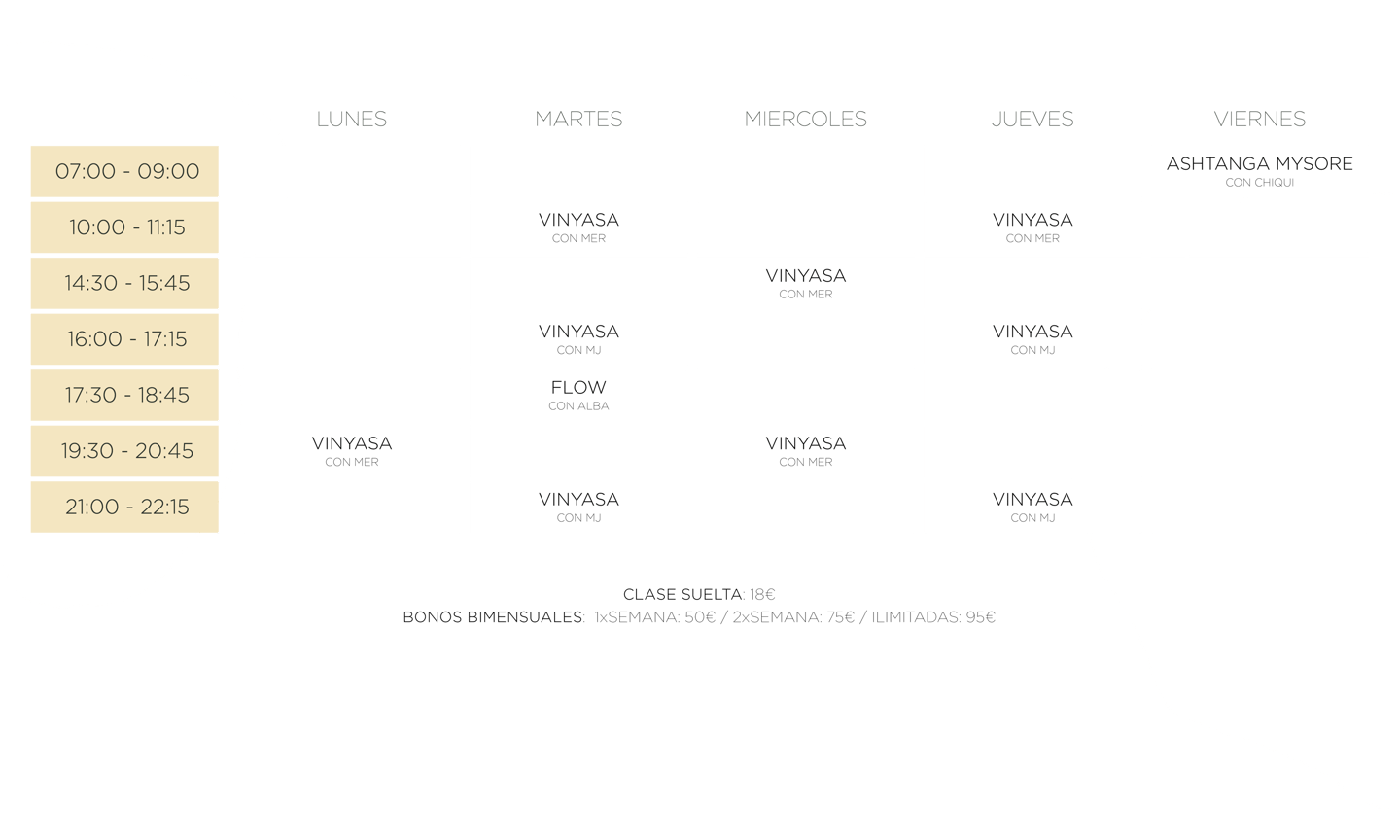 horario clases 2023-2024 shalala.org