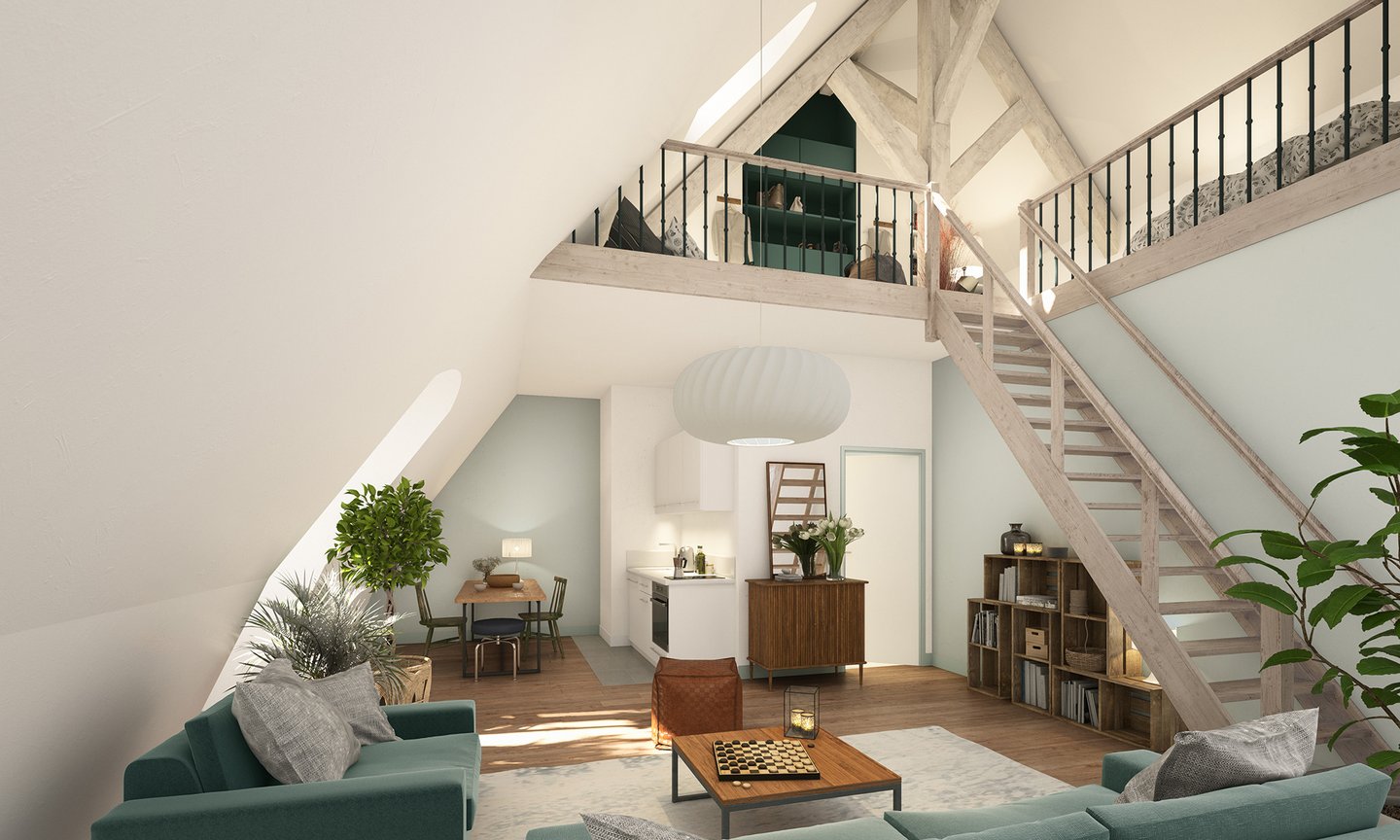 Intérieur design - Neuf Brisach - Monchecourt architecte patrimoine – François 1er