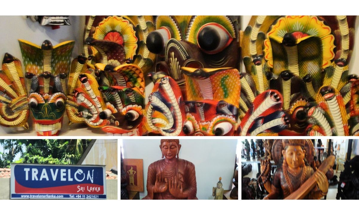 Loja de souvenirs em Colombo, Sri Lanka.