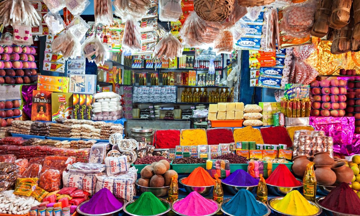 cores no mercado Crawford em Mumbai — o que fazer em Mumbai