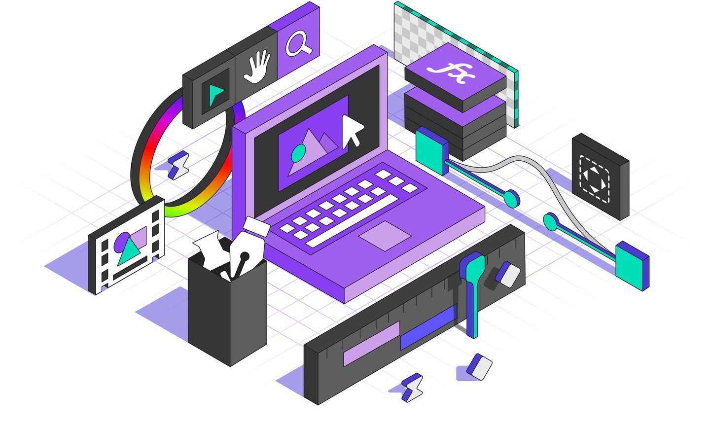 Illustration de motion design réalisée par Genecis Studio, agence spécialisée en animation graphique