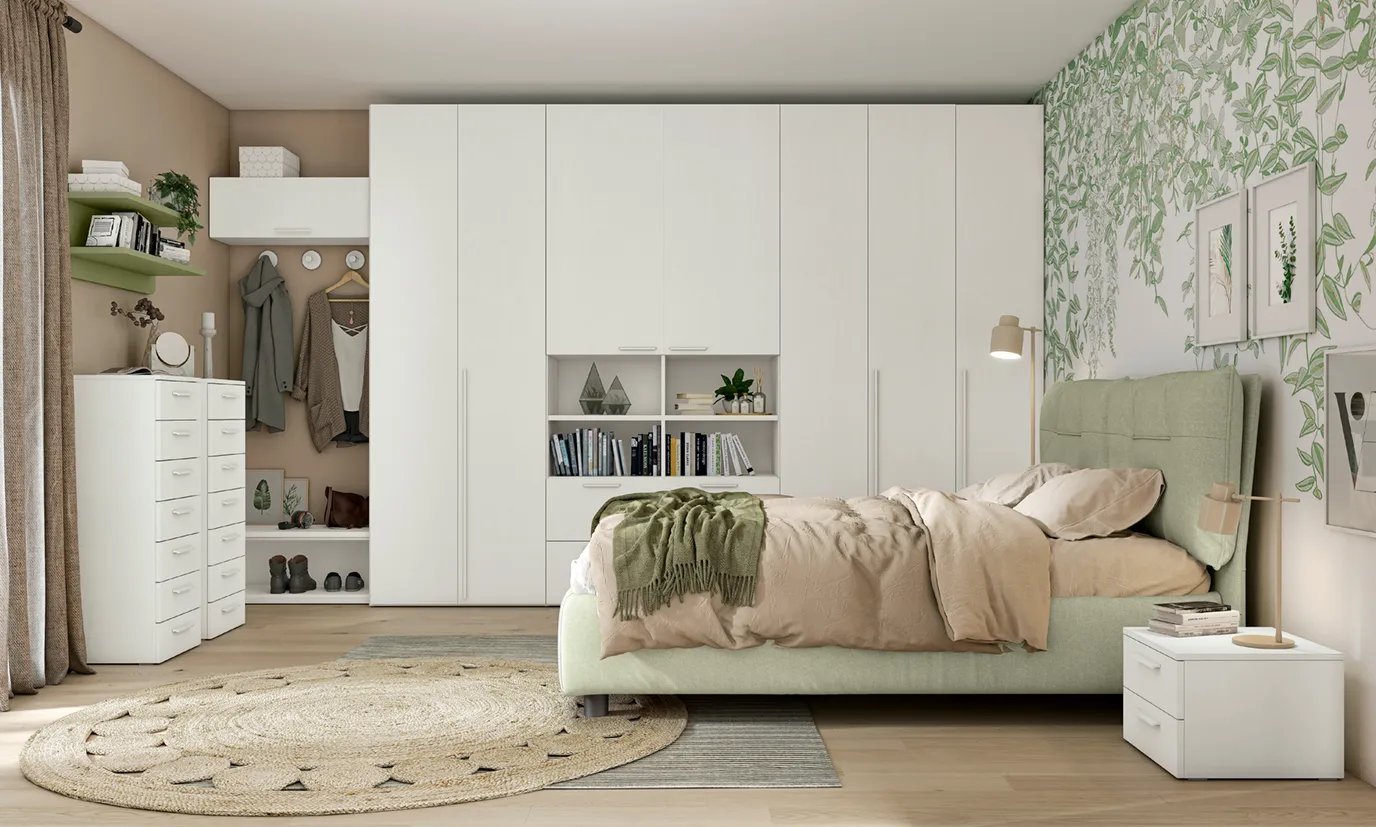 MazarakisArt: Ανοιγόμενη Ντουλάπα Δωματίου - Ολόλευκο