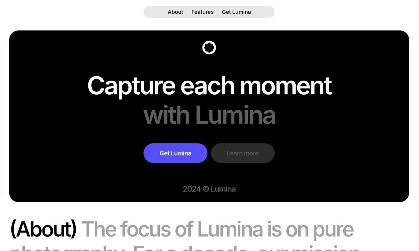 Lumina-Landing-Page-Readymag-Template