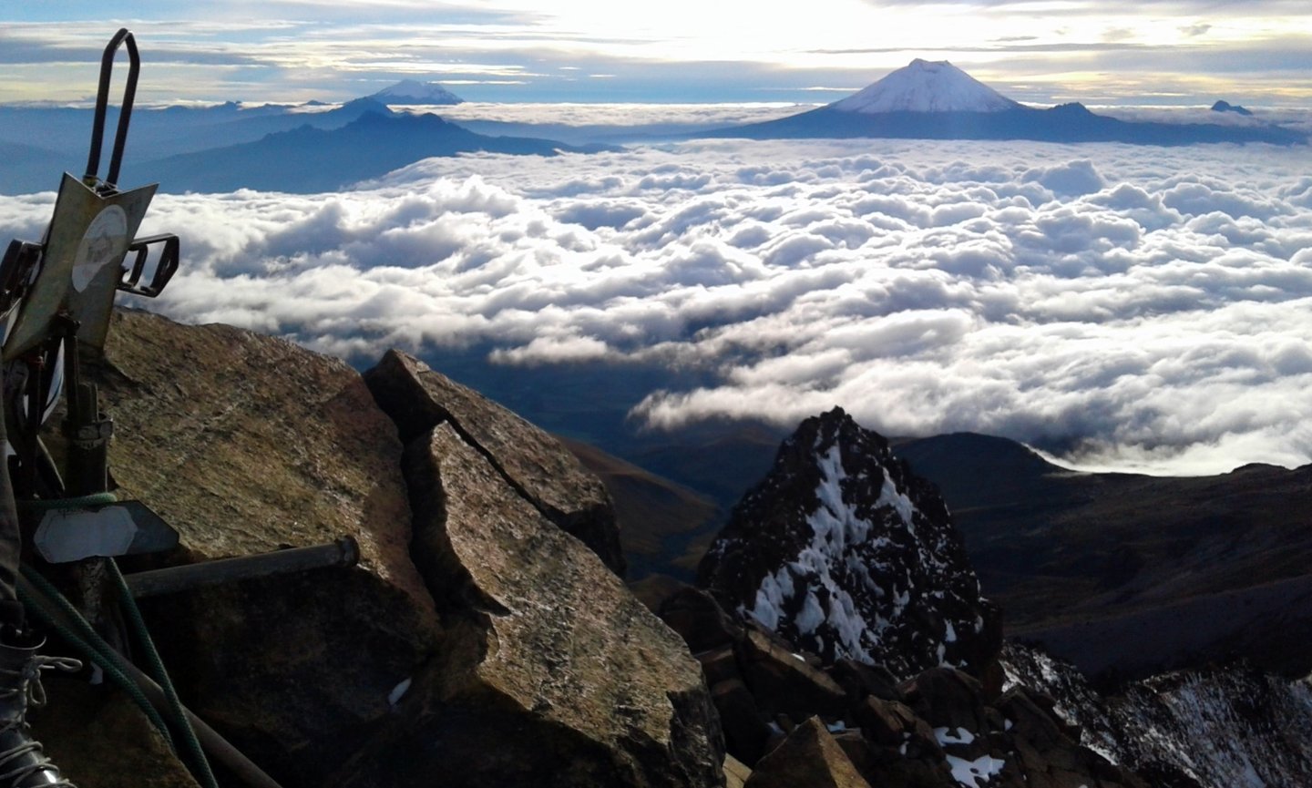 view from Iliniza Norte Summit