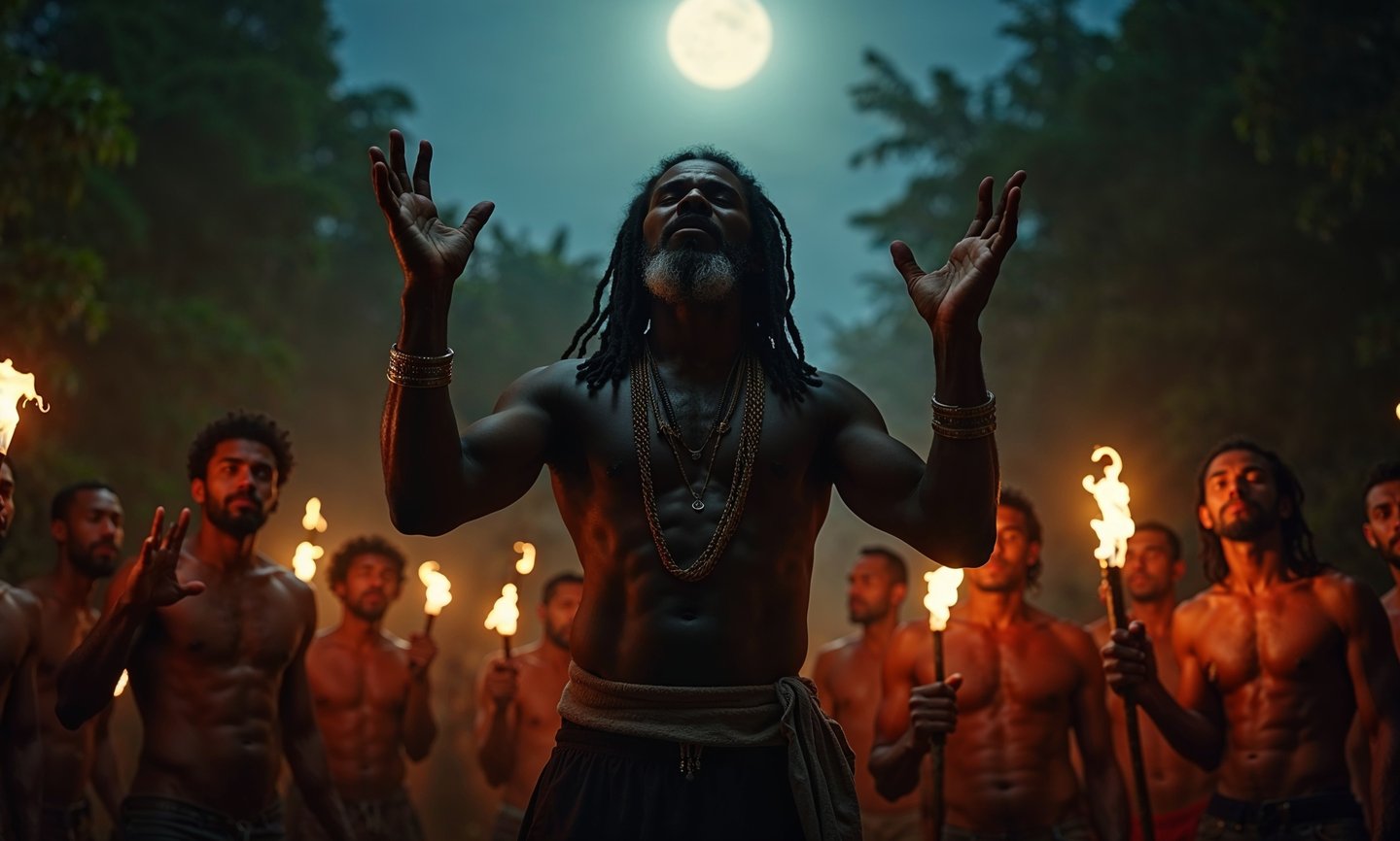 Boukman Dutty beseeches the Gods