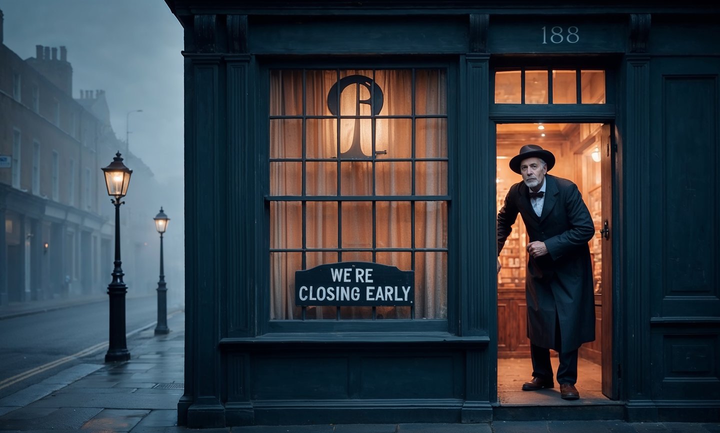 Whitechapel shop owner closes early, fearful, amidst Jack the Ripper terror