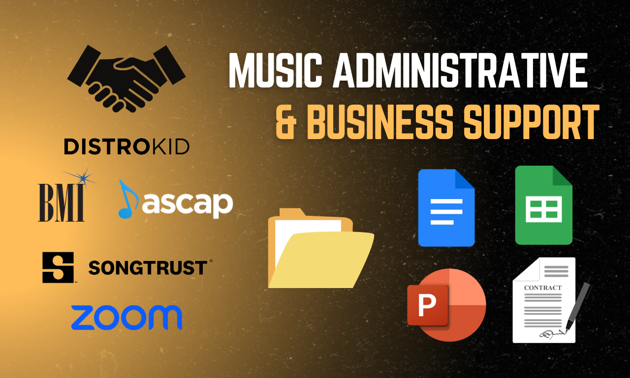  Music Administration & Business Support - Licensing, Distribution, Royalties, Copyright & More!