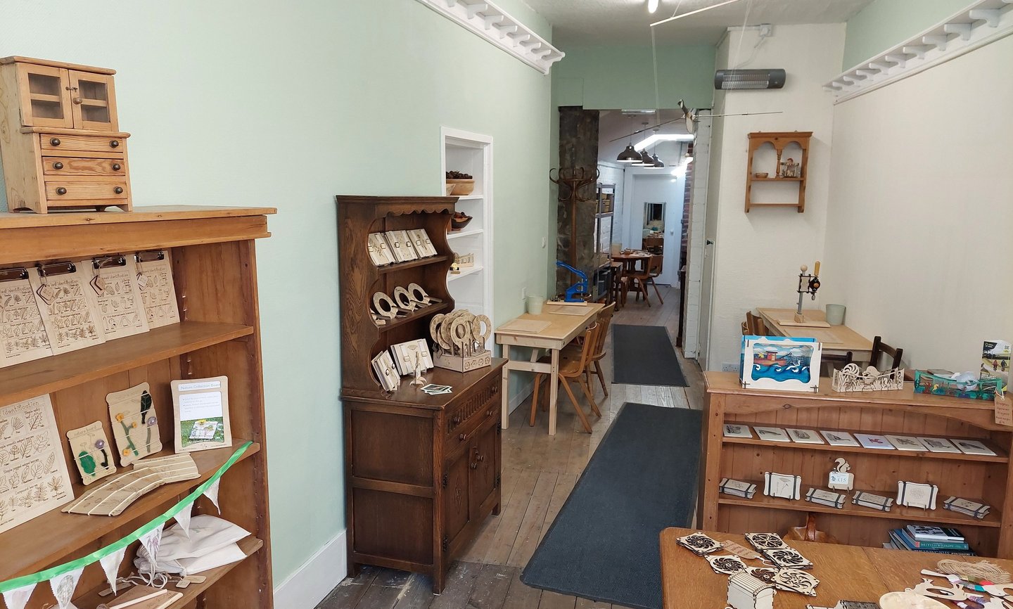 Interior of Dalbeattie Wood shop