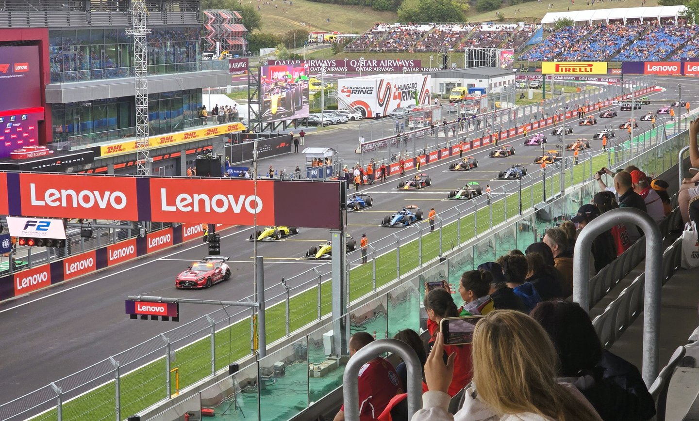 Bolidy F3 na Hungaroringu