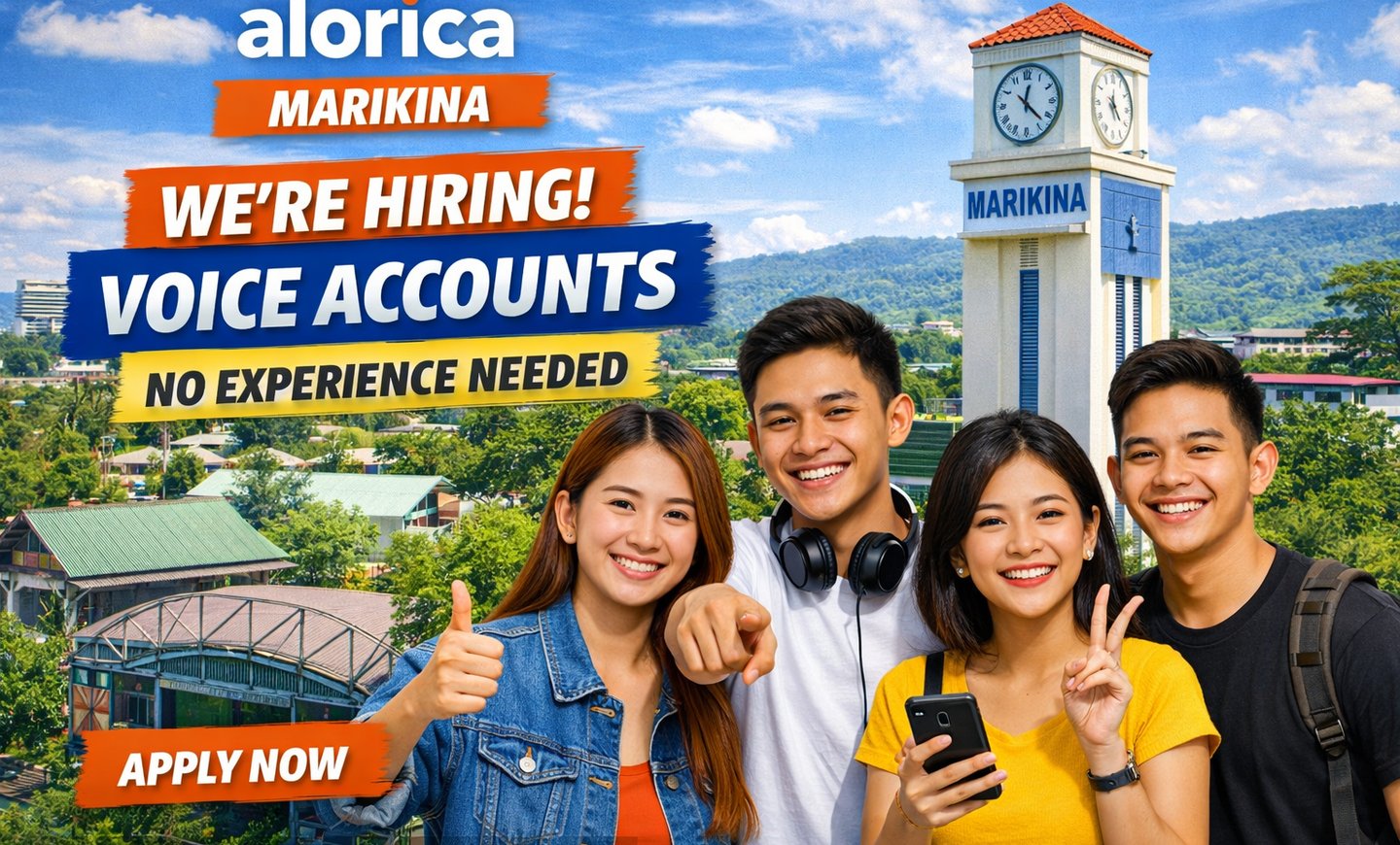 Alorica Marikina Cubao Quezon City Pasig Rizal Hiring BPO call Center Jobs