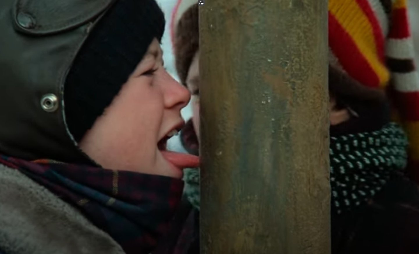 A Christmas Story: Flick Takes a Lick and Gets a Lickin'