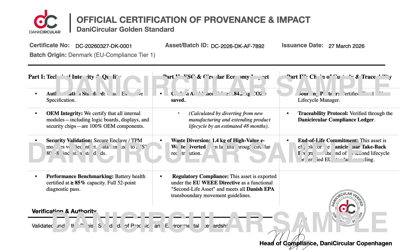 Danish-Export-Compliance-BEK-140, EIFO-Africa-Guarantee, WEEE-Directive-Denmark