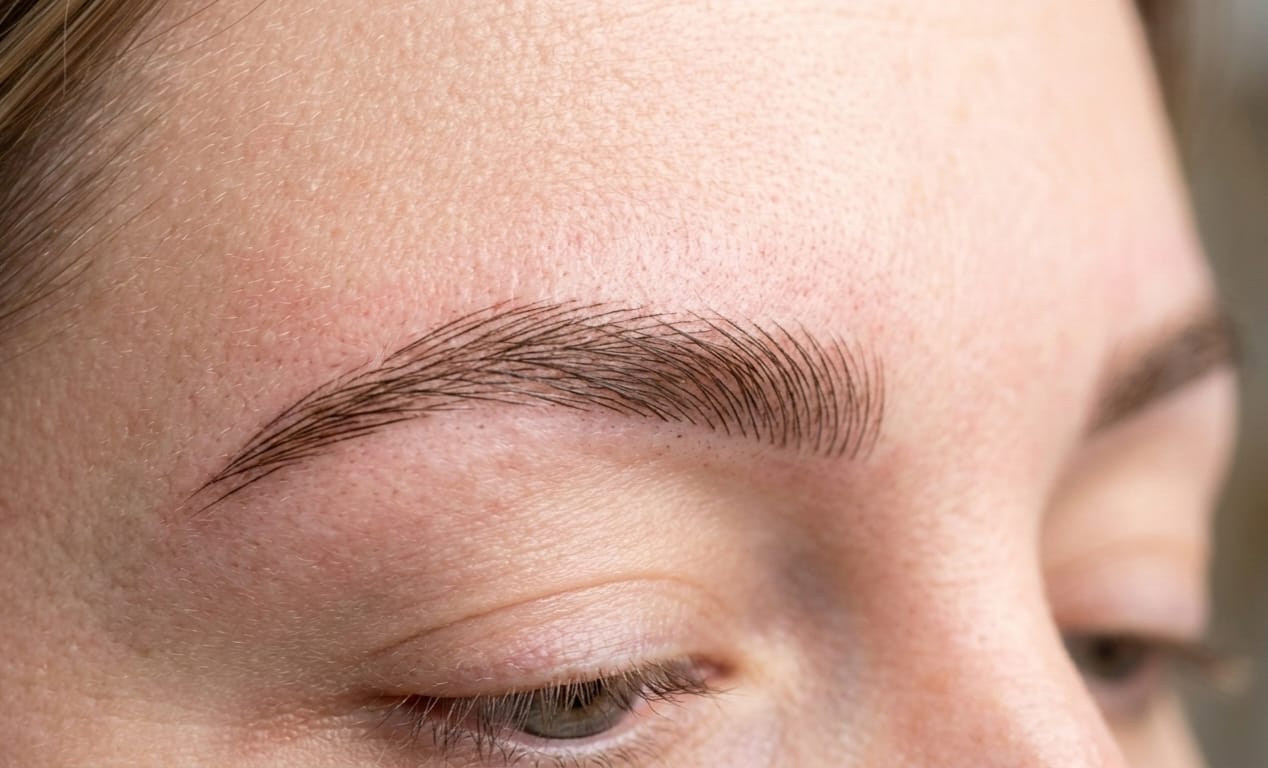 Microblading resultaat van PMU & Lashes By Saranya