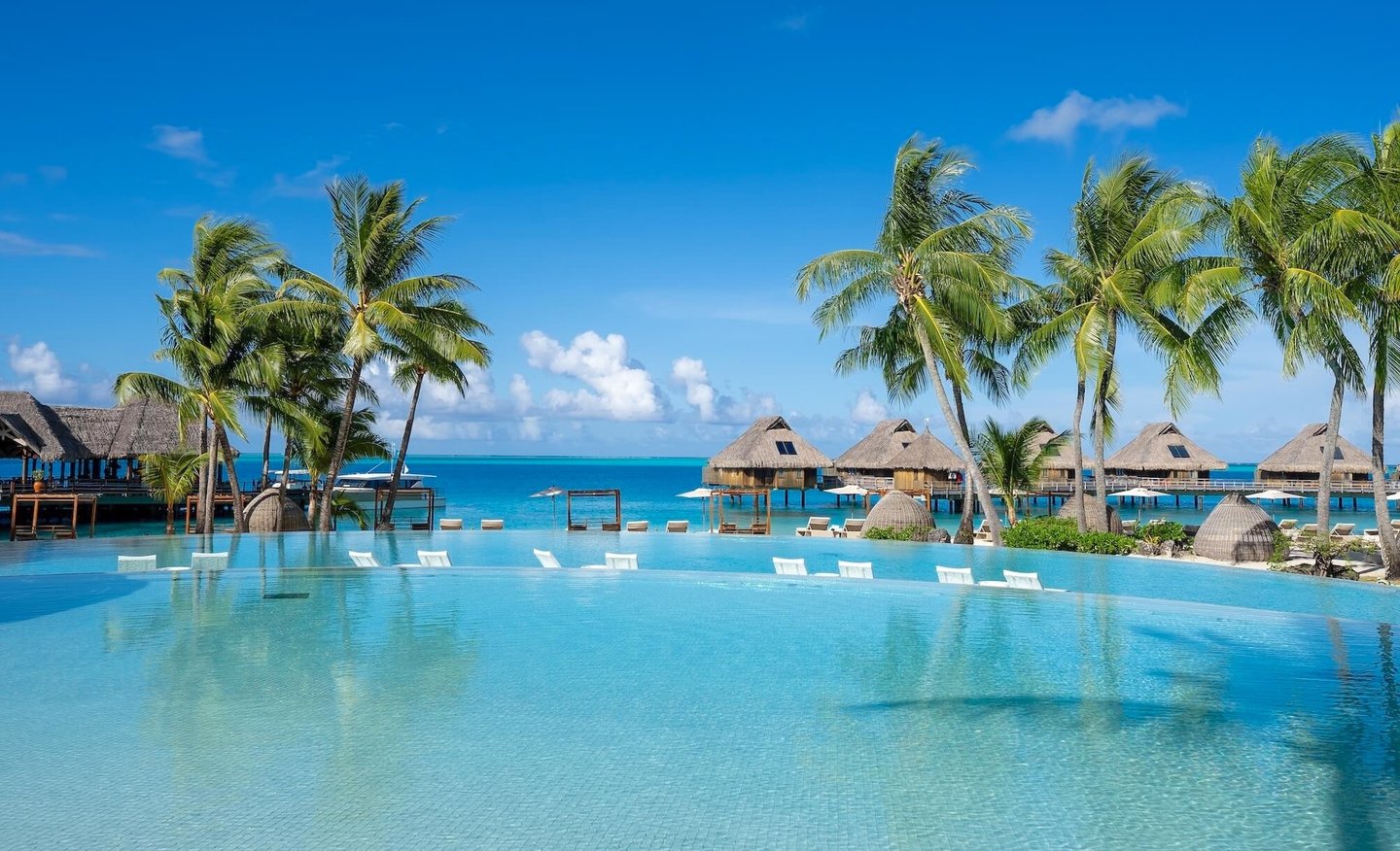 Conrad Resort Bora Bora main pool