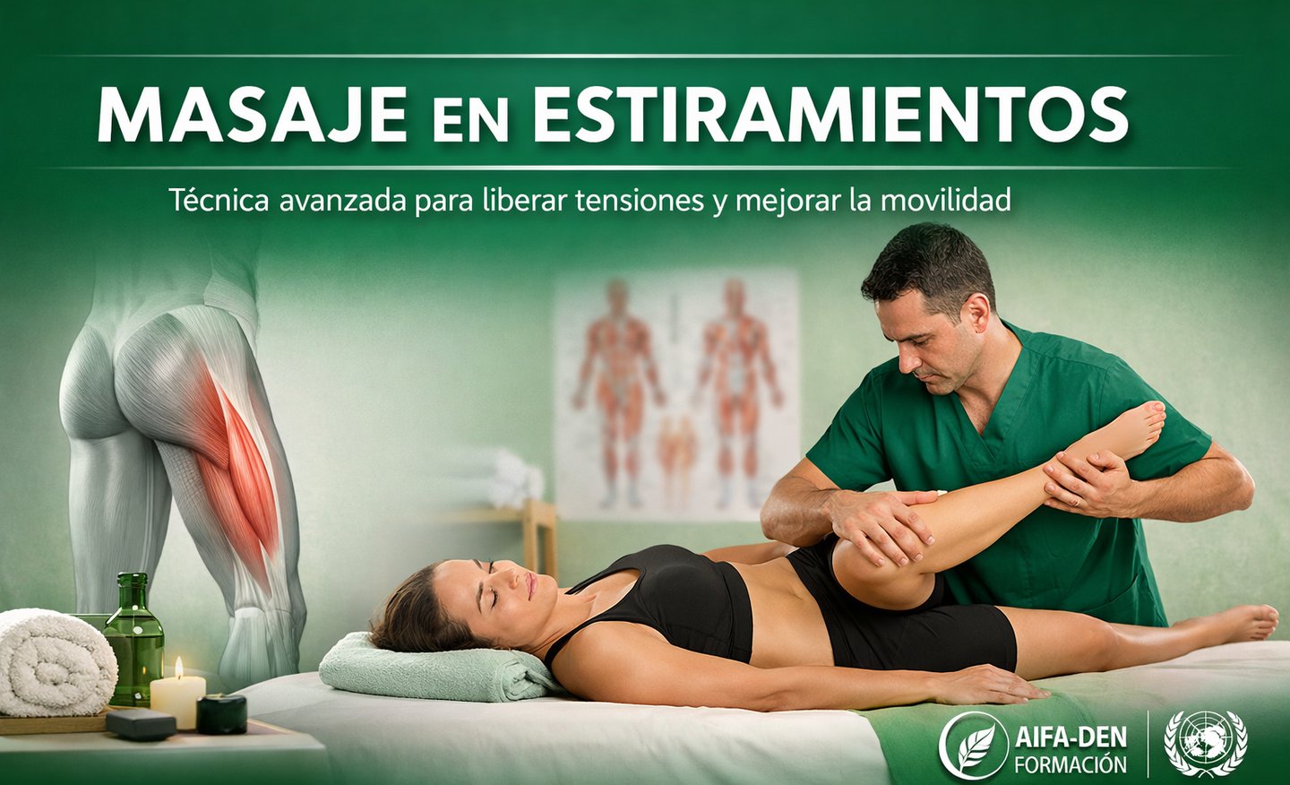 Masaje en Estiramientos-Escuela palma de mallorca