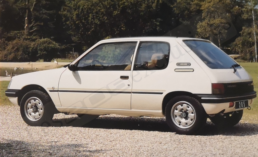 Photo d'archive d'une peugeot 205 indiana datant de 1991
