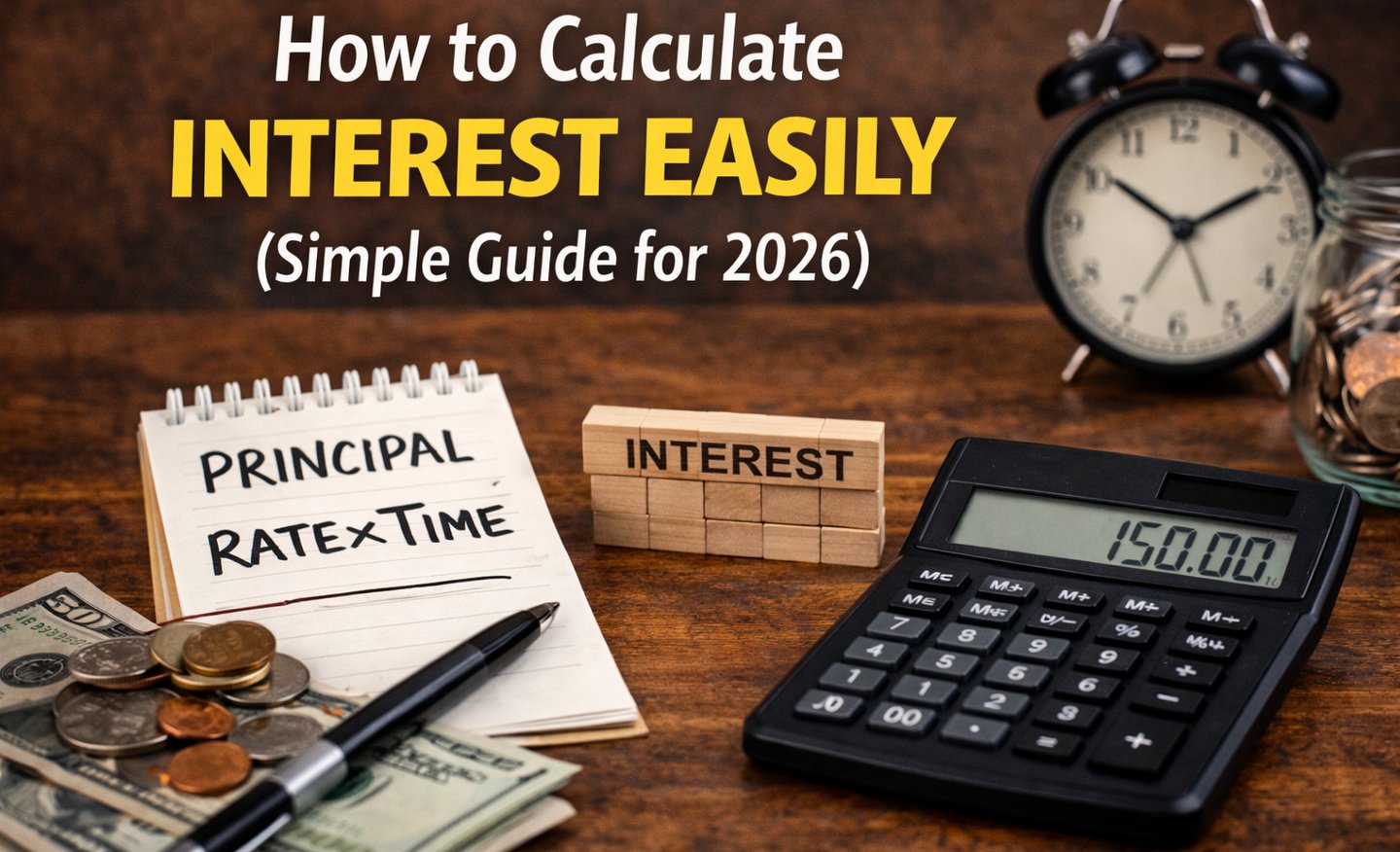 How to Calculate Interest Easily (Simple Guide for 2026)_cleareveryday.com