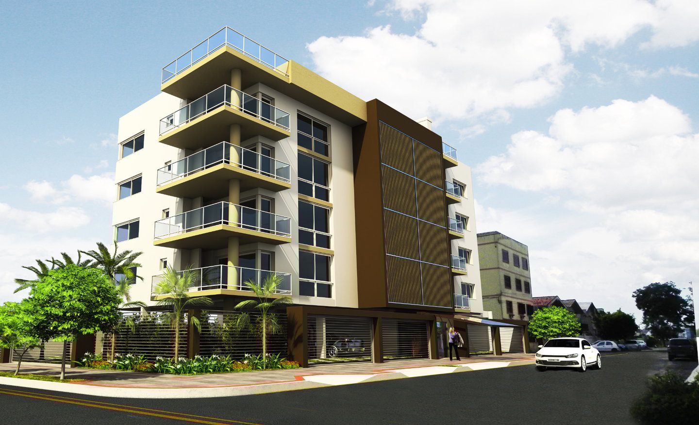 Prédio multifamiliar Villa Florencia na cidade de Pelotas. Construtora Valori Empreendimentos