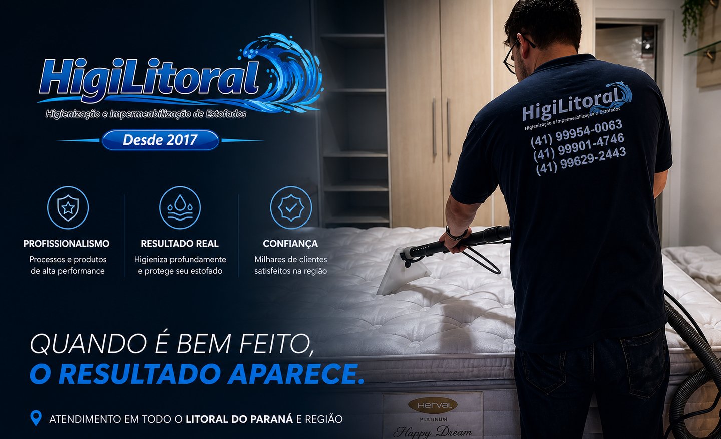 higilitoral higienização em guaratuba