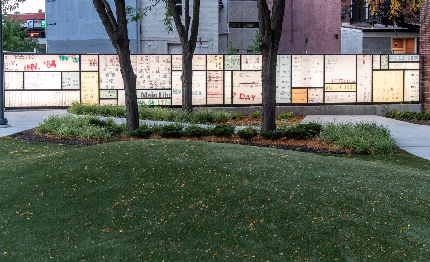 Cincinnati Library Monument Wall
