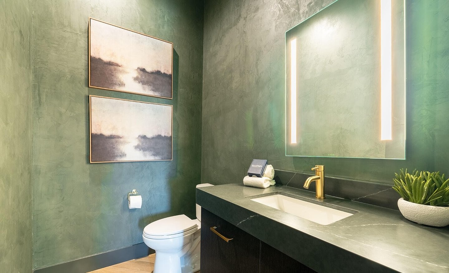 Warm-toned Roman clay wall with a seamless finish, offering a timeless and artisanal touch to interi