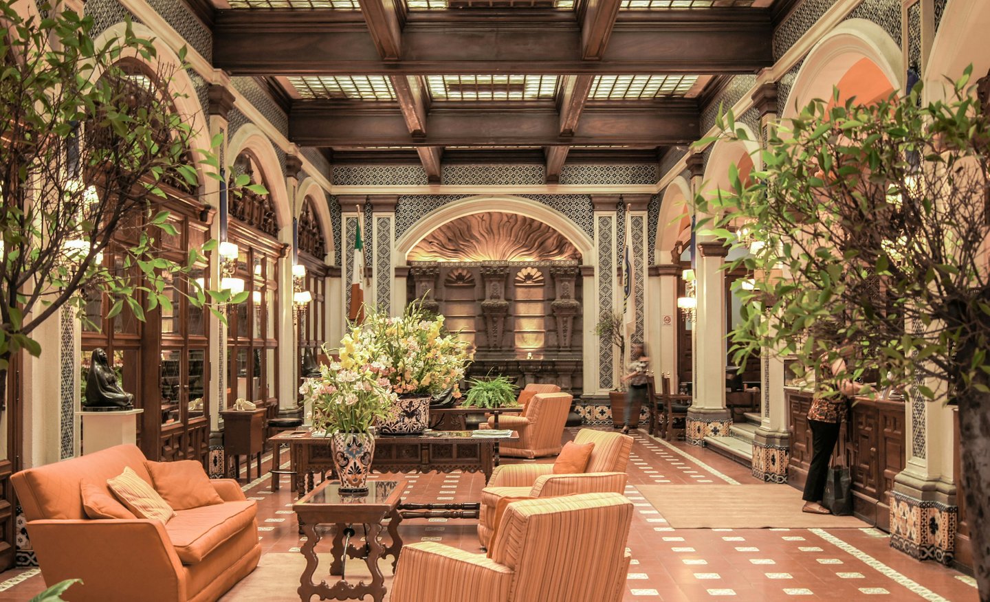 Boutique hotel interior design in trendy Paris neighborhood