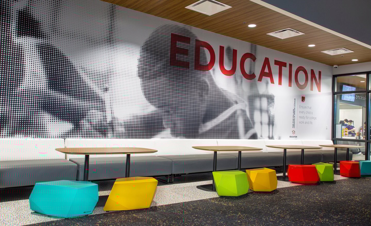 Louisville Urban League Sports & Learning Complex Branded Environmental Graphics