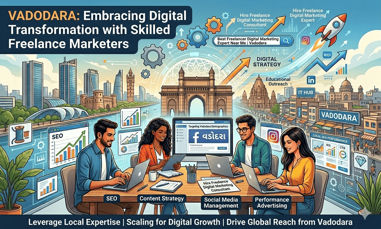 Vadodara Embracing Digital Transformation with Skilled Freelance Marketers