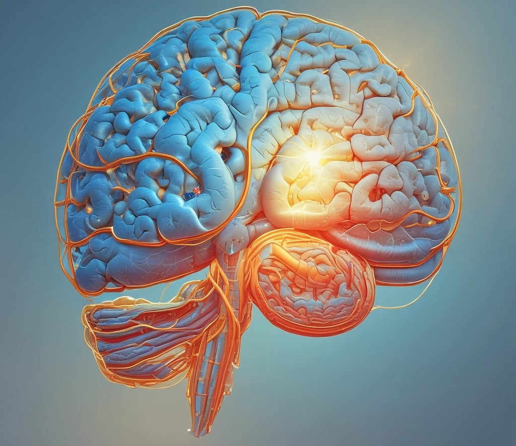 Close-up of hands holding an open book about preventing Alzheimer’s disease, with soft warm lighting.