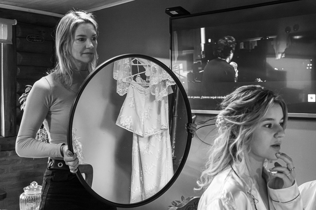 preparativos de la novia