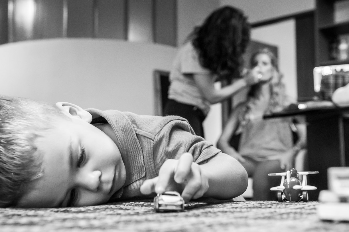 preparativos de la novia