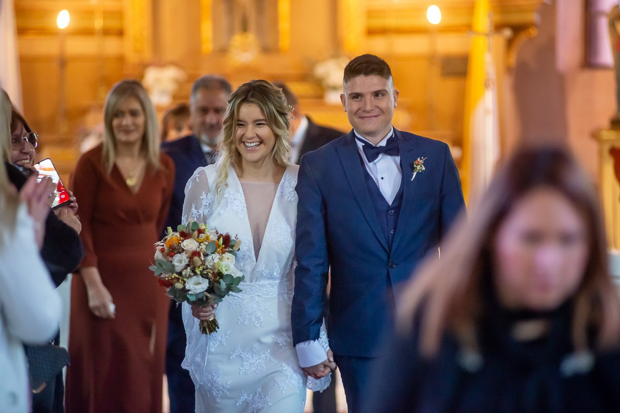 Salida de la iglesia