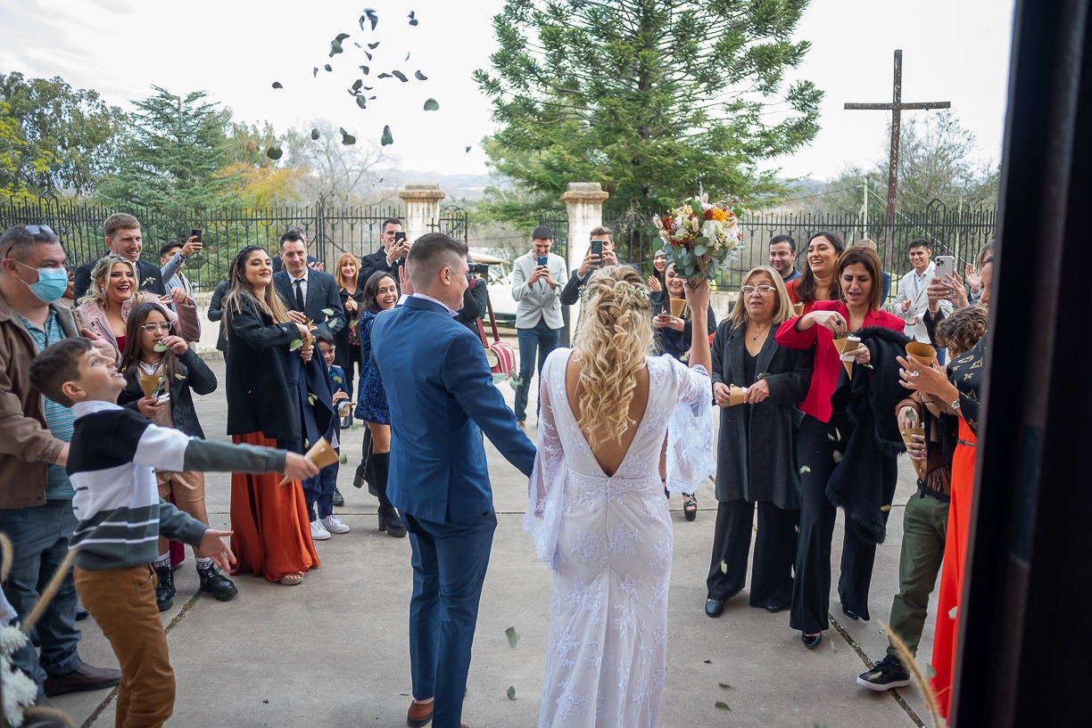 salida de los novios